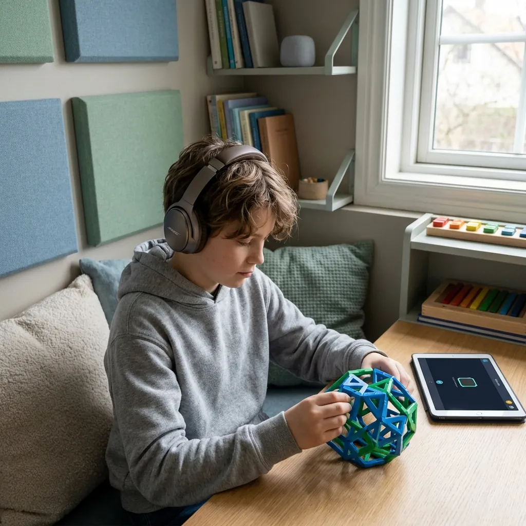 Estudiante en ambiente estructurado